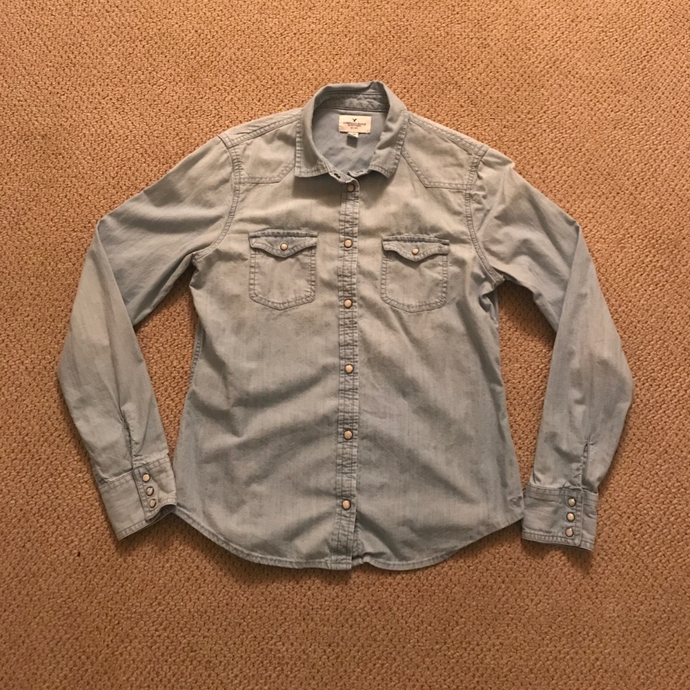 American Eagle Women’s Jean Shirt