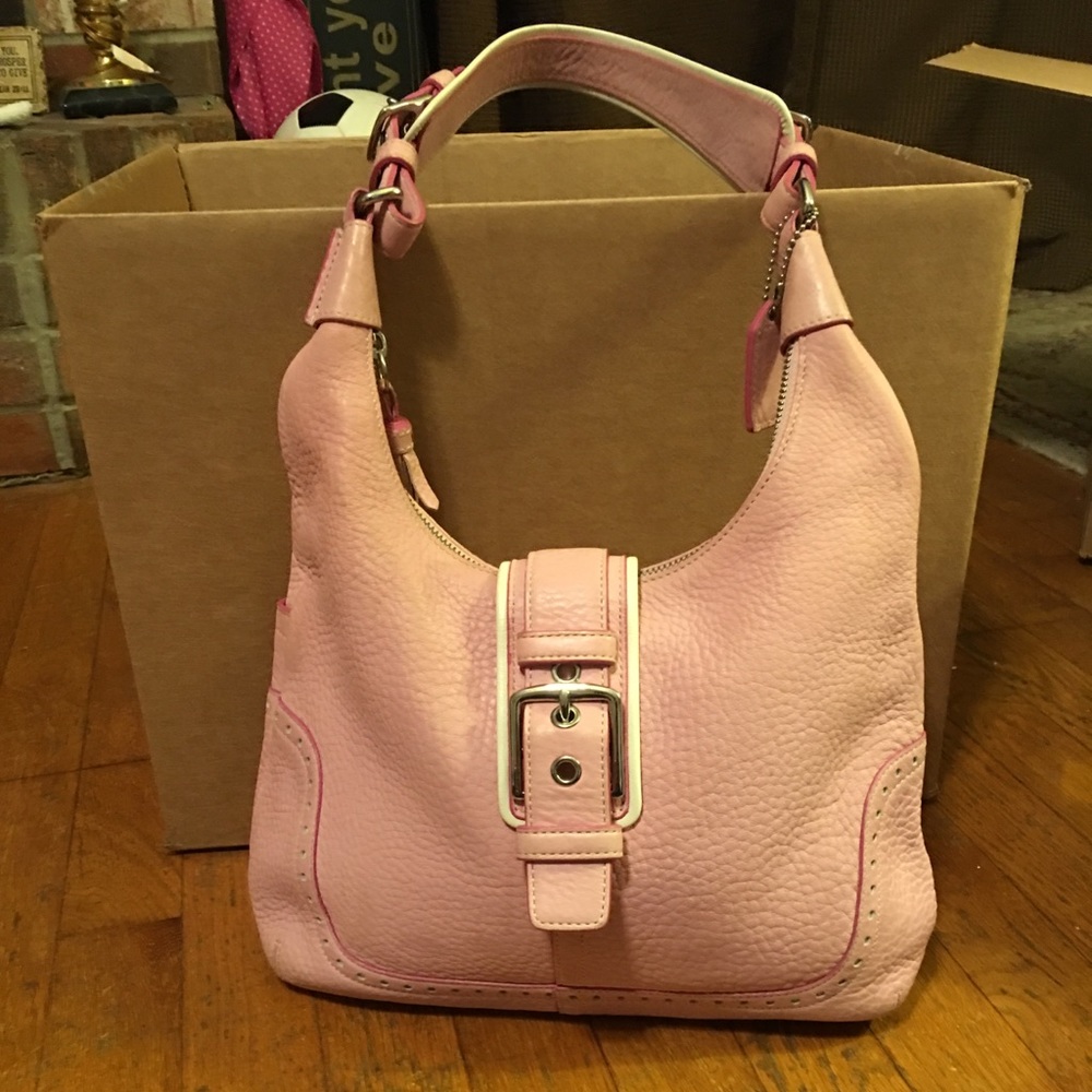 Pink coach purse