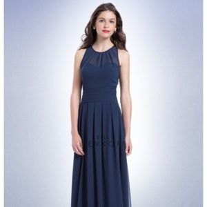 Bil Levkoff w. sweetheart top with illusion neck.