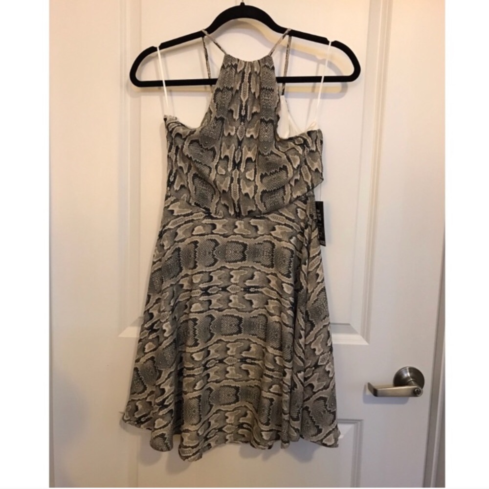 Express Python Print Dress - Picture 6 of 8