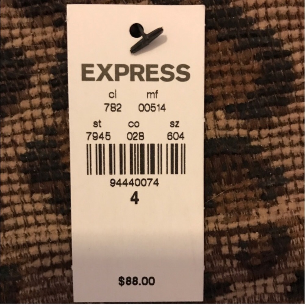 Express Python Print Dress - Picture 7 of 8