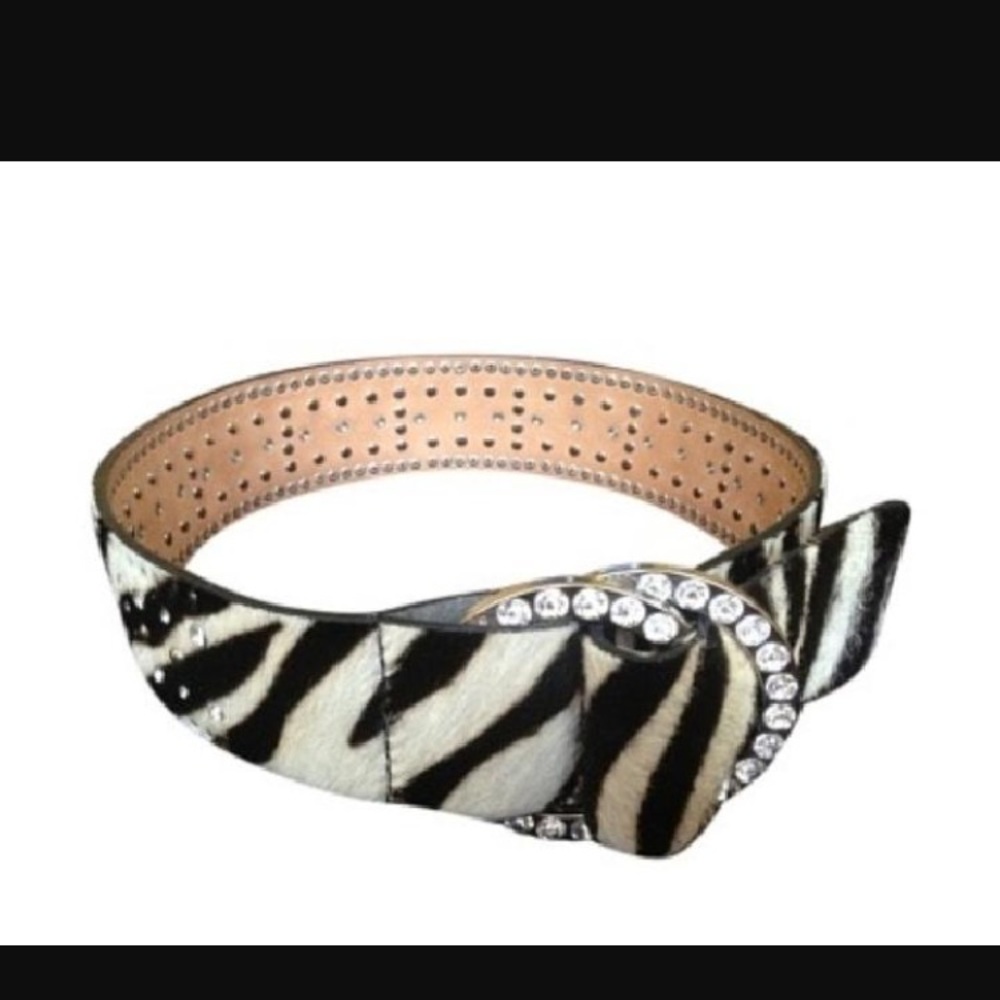 Marciano Zebra bling belt