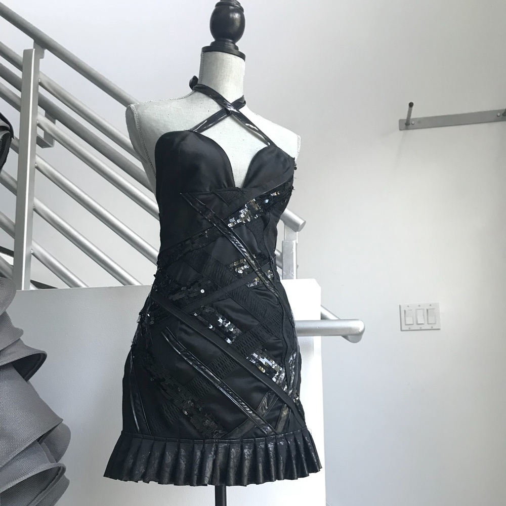 ONE OF A KIND Black Sequin Dress