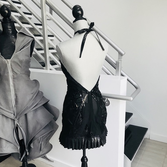 ONE OF A KIND Black Sequin Dress - Picture 6 of 7