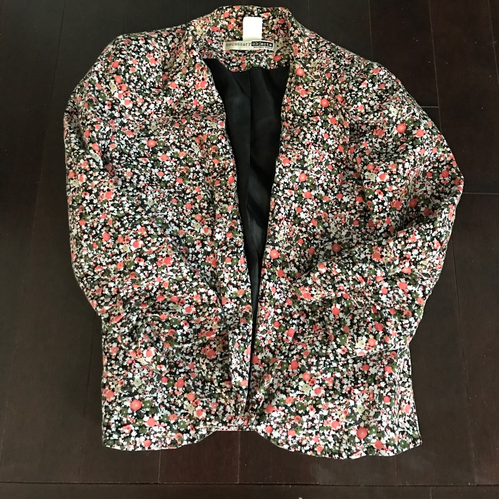 Floral blazer