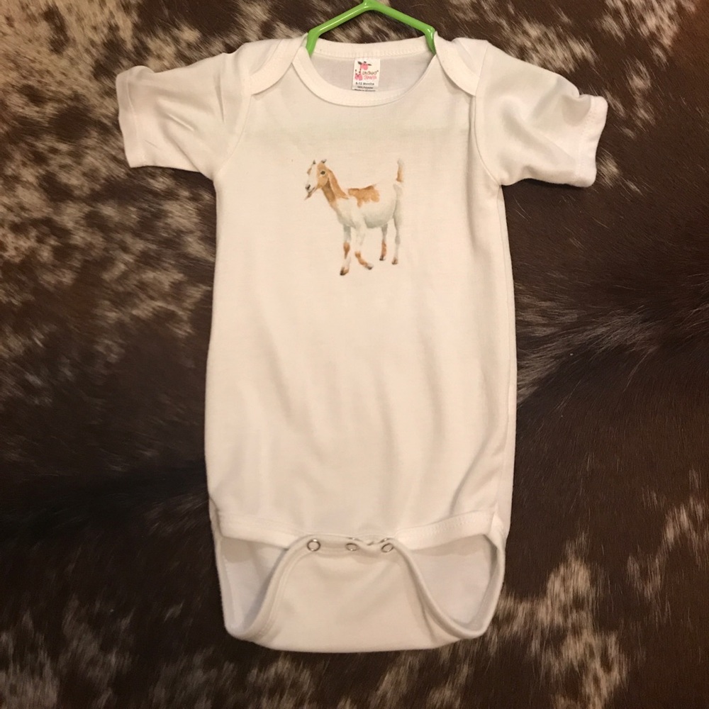 Magnolia Market goat onesie