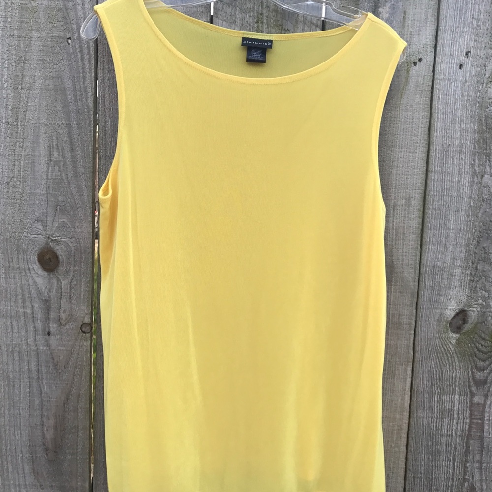 Yellow knit top