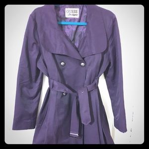 Purple Guess Trenchcoat