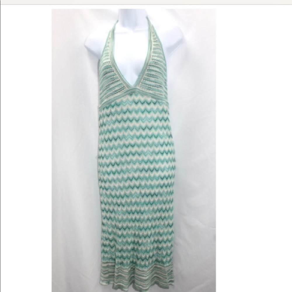 M Missoni Halter Dress knit Dress Size 10