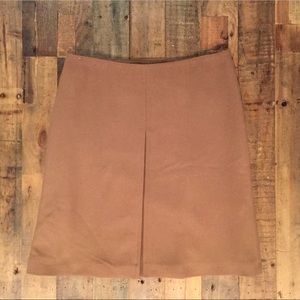 APC Camel Beige A-Line 100% Wool Mini Skirt-Sz 36