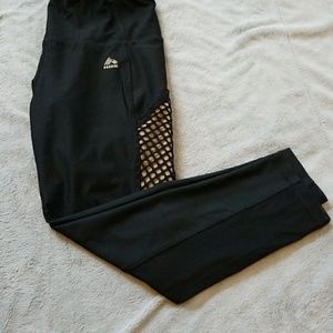 Reebok RBX Active Capri Flesh Mesh Details