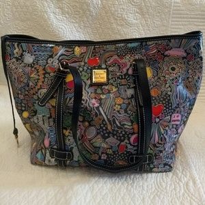Dooney & Bourke black whimsey tote/shopper