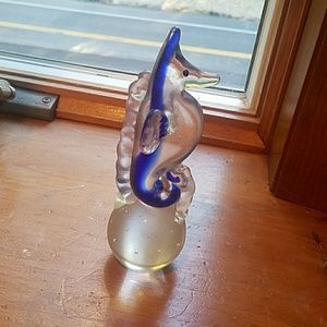 Beautiful glass seahorse