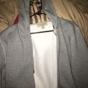 Burberry men's XL grey sweatshirt