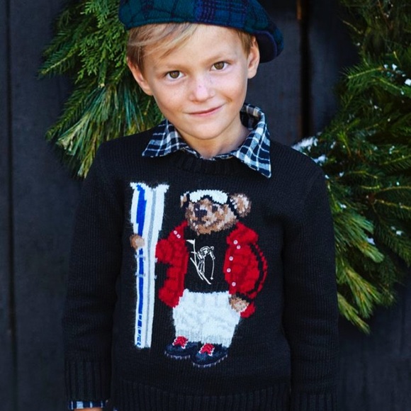 KIDS RL POLO SWEATER 💯% COTTON SZ: 4/5 LIKE NEW‼️ - Picture 6 of 6