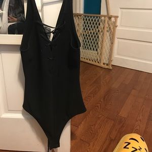 Black express bodysuit XS