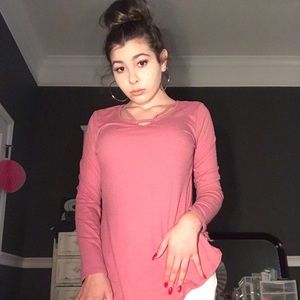 Pink rose top size: medium