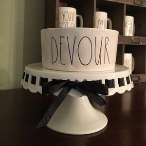 Rae Dunn Devour dog bowl