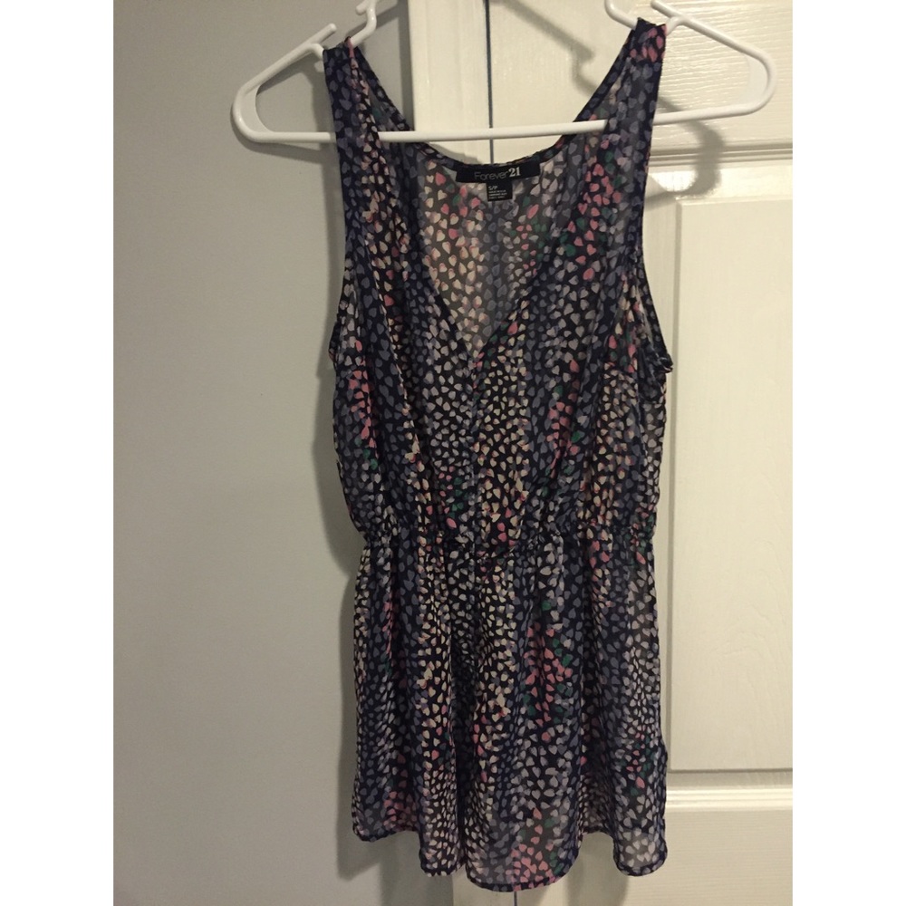 Forever 21 printed tank