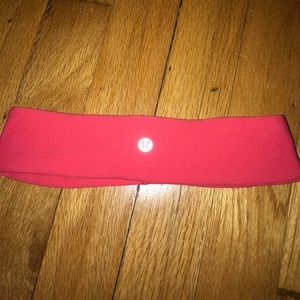 Red lululemon headband