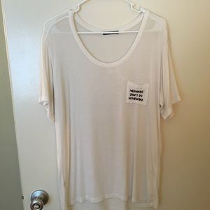 Brandy Melville OS mermaids don't do hw shirt