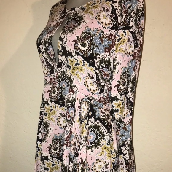 (A.L.C.) NWT. Pink Silk A-Line Asymmetric Dress - Picture 7 of 8