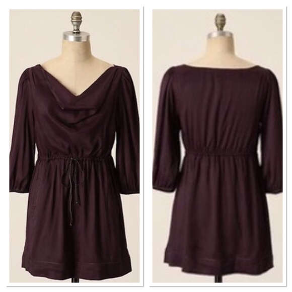 Anthropologie Tops - ODILLE Anthropologie royal violet cecily tunic
