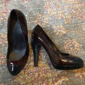 Chanel two-tone platform pumps!