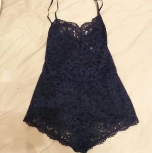 Victoria Secret lace night romper