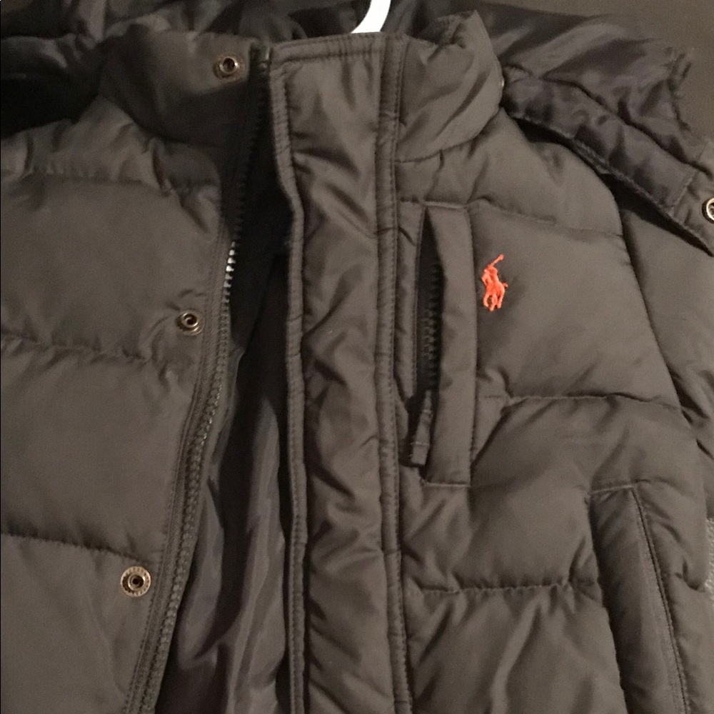 Ralph Lauren Boys 12 Month Fern Green coat.