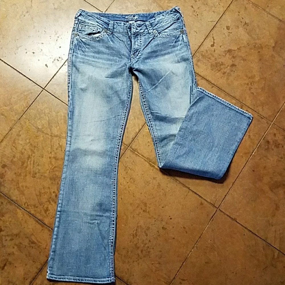 Silver Suki Jeans 32/33 lightwssh excellent
