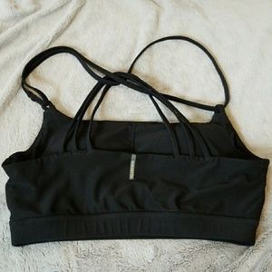 Mondetta XS Black Strappy Back Sports Bra