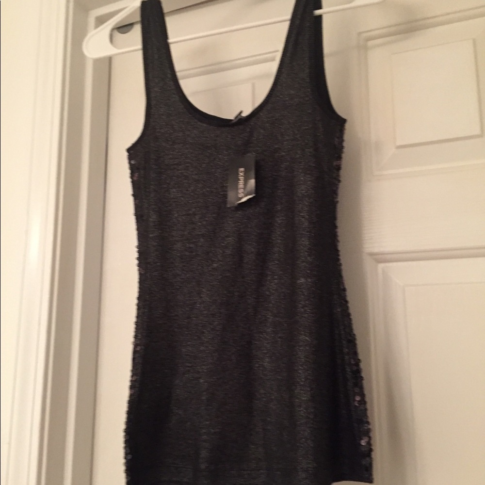 Black sequin top - Picture 3 of 3