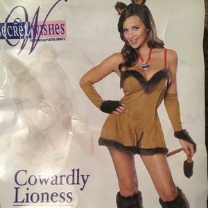 “Cowardly Lioness” Medium costume