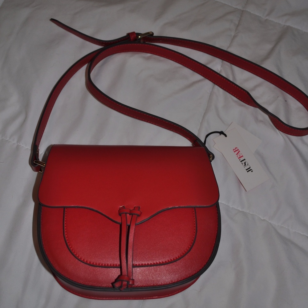 Red Cross Body Purse