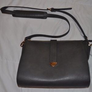 Grey Crossbody Purse