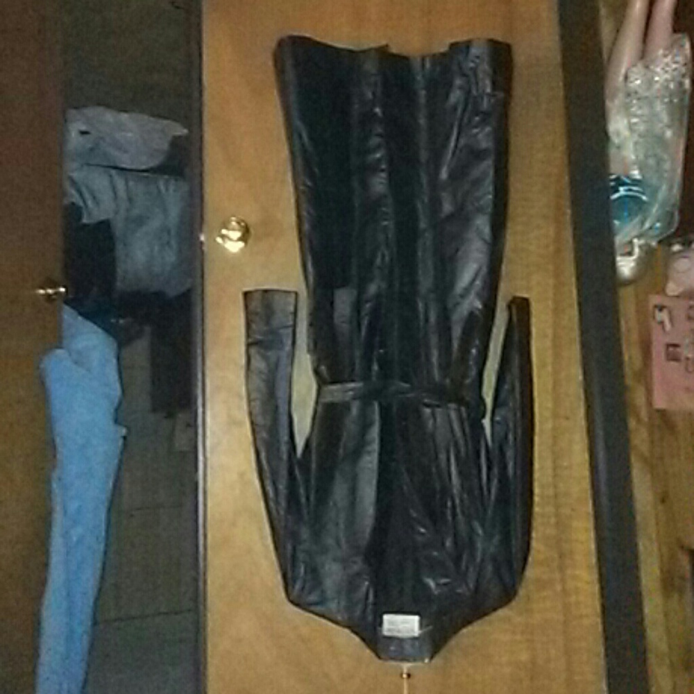 Womens genuine leather jackey