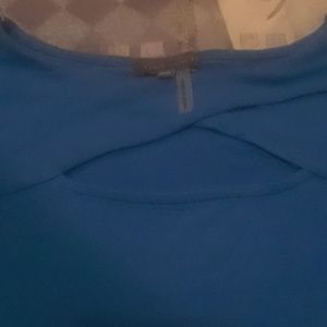 Cute Vince Camuto Modest Peek-a-Boo Top Petite M