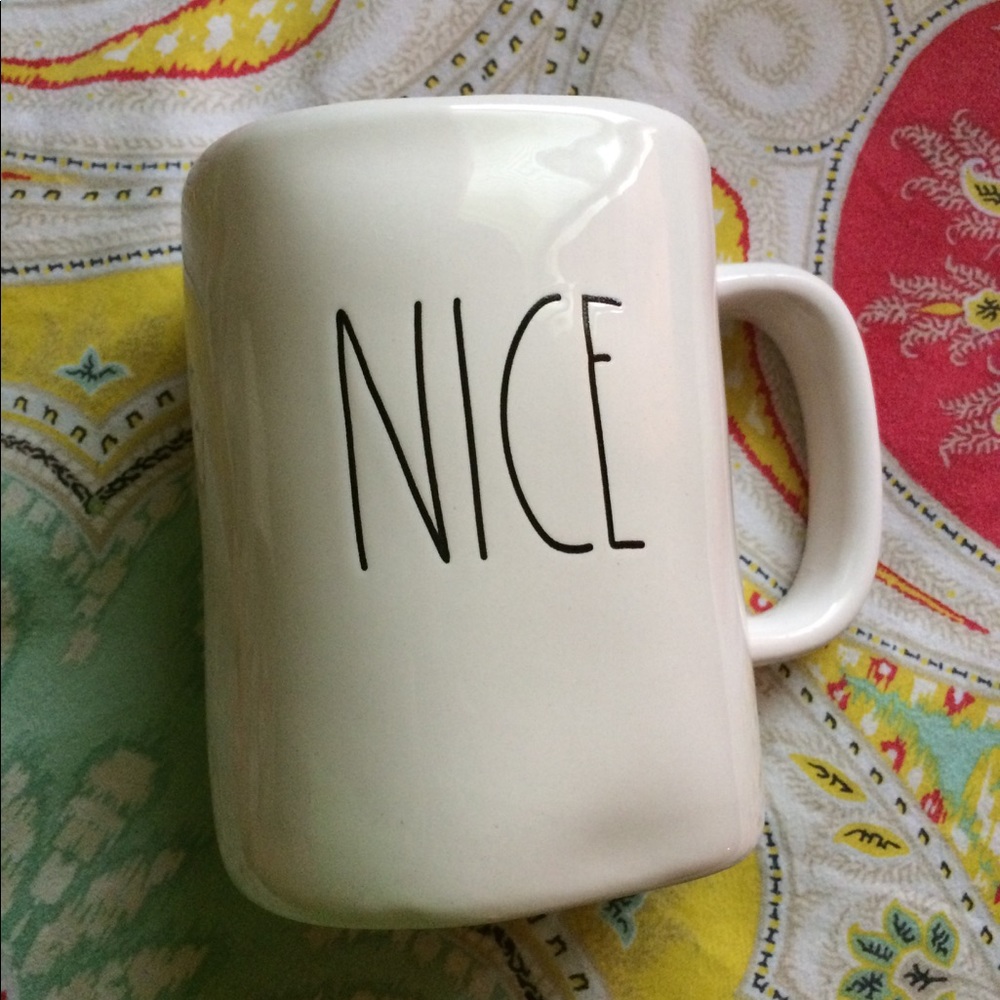 Rae Dunn Christmas 2017 Nice mug