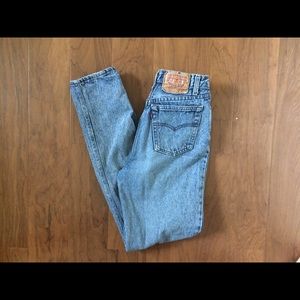 Vintage stone wash Levi jeans