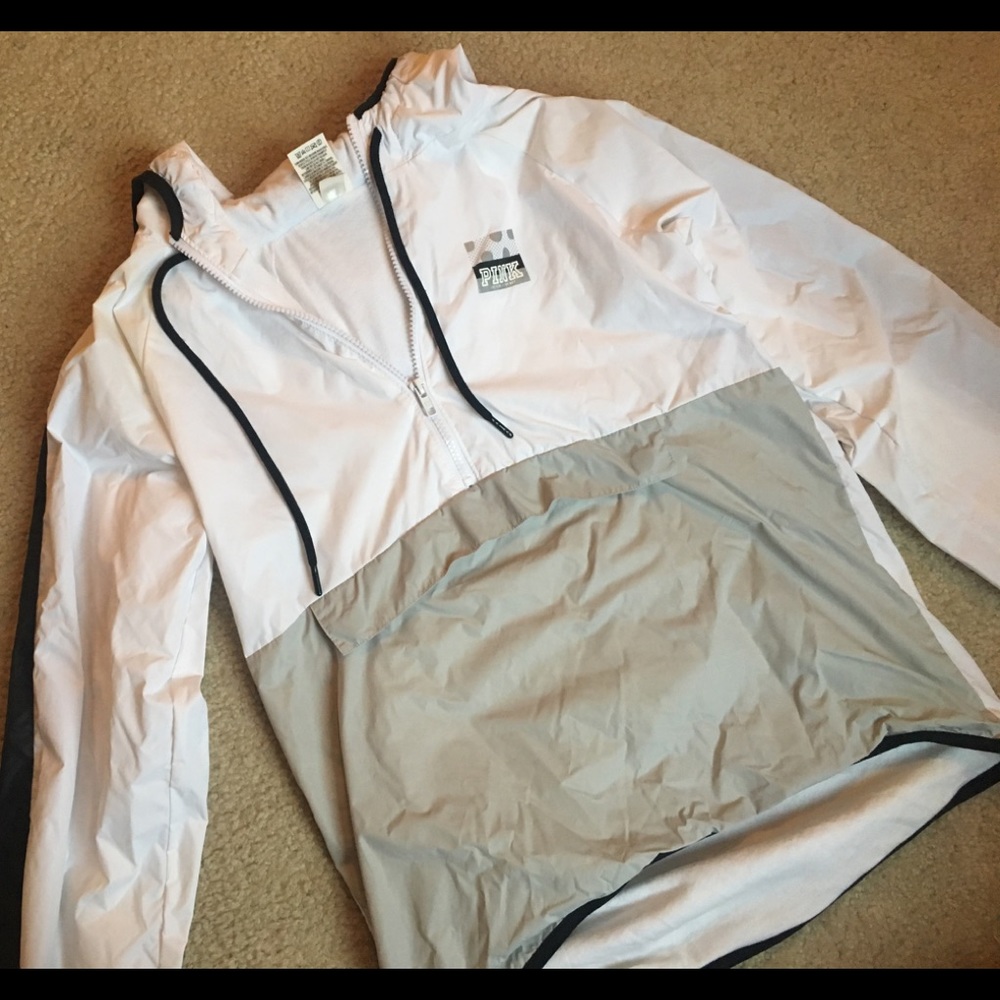 FLASH SALEWhite Victoria's Secret Pink Jacket