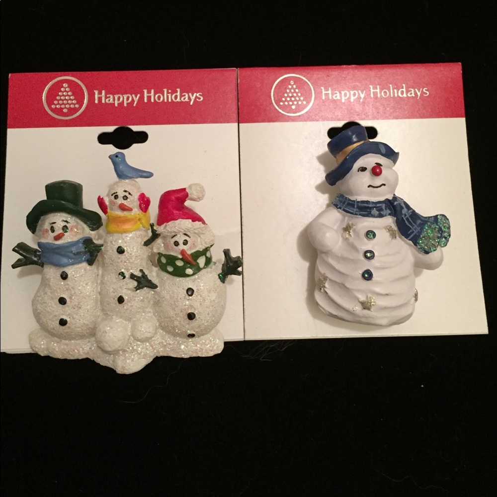 Christmas Snowman Pin Bundle