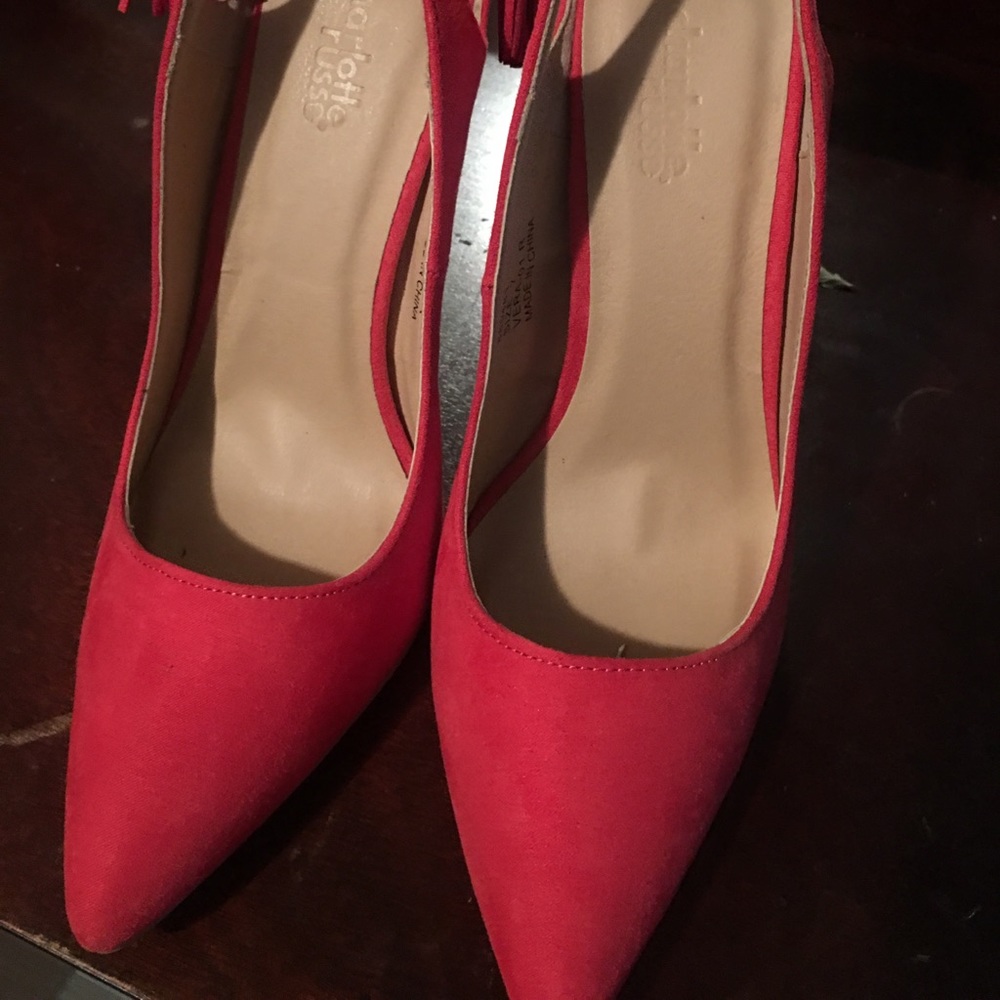 Cute red pumps! Charlotte Russe-Never worn