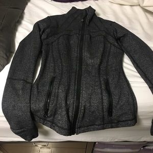 Size 4 charcoal lululemon jacket