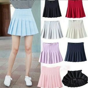 Pleated School-girl style skirt M
