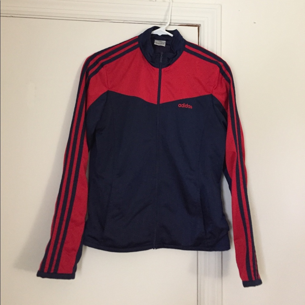 SALE Women’s Adidas jacket small red blue