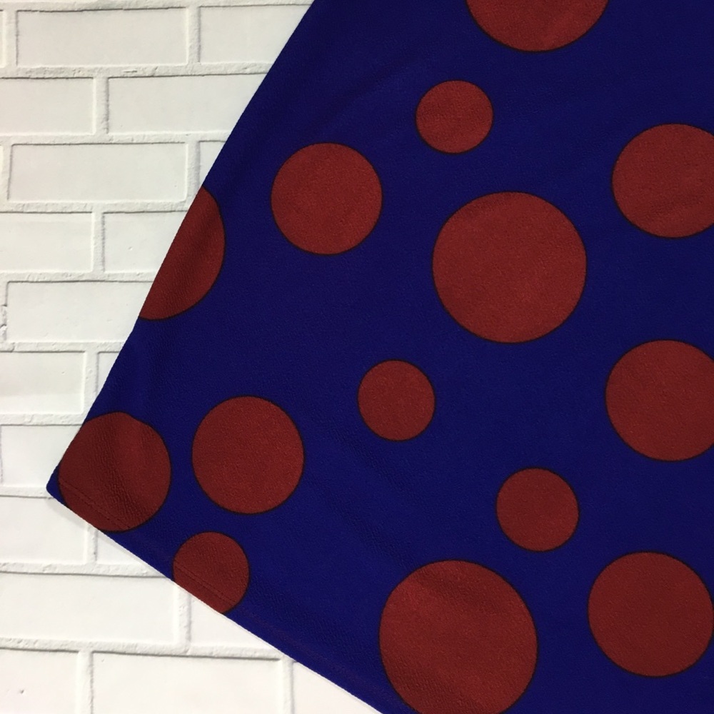 New XL LuLaRoe Cassie Pencil Skirt Polka Dot - Picture 2 of 2