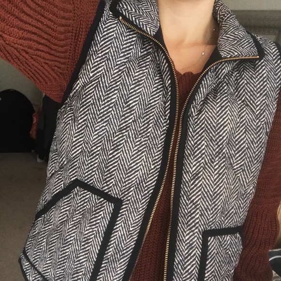 J. Crew Jackets & Blazers - J. Crew herringbone vest