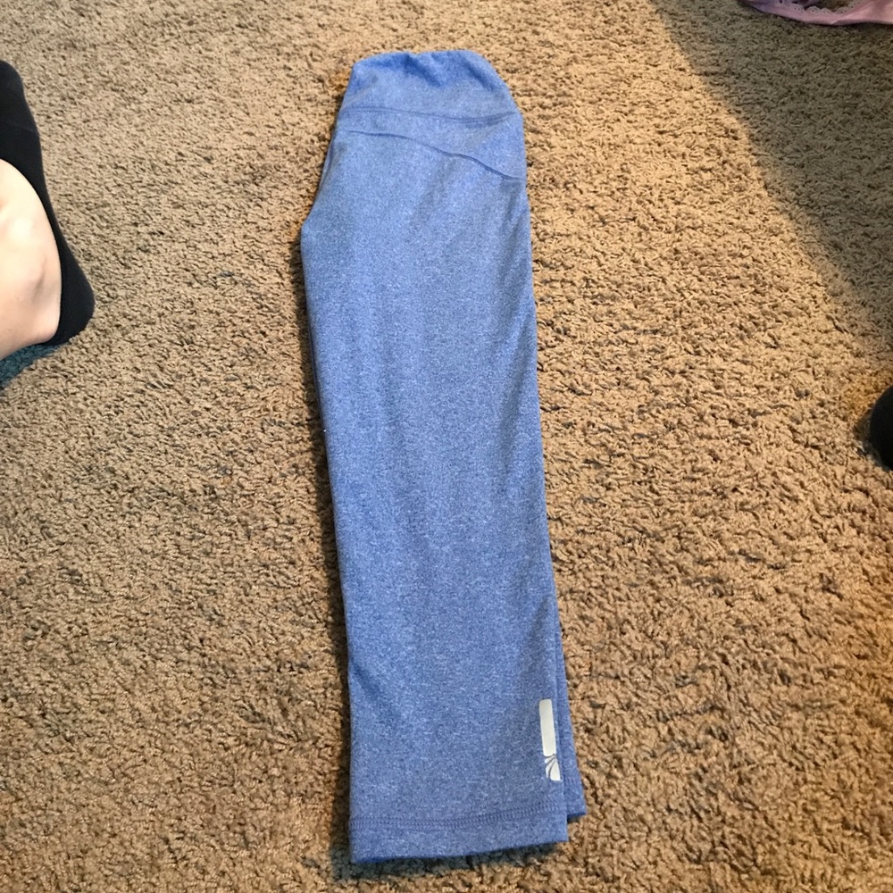 Periwinkle blue crop leggings