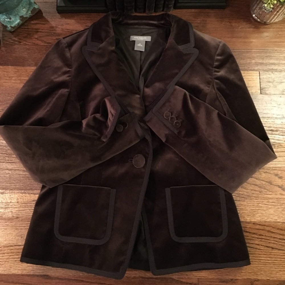 Ann Taylor Velvet Blazer